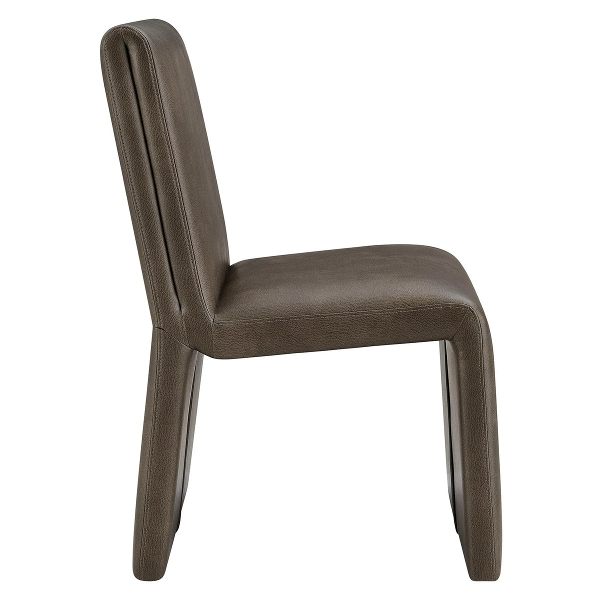 Emory Vegan Leather Dining Side Chair Set of 2