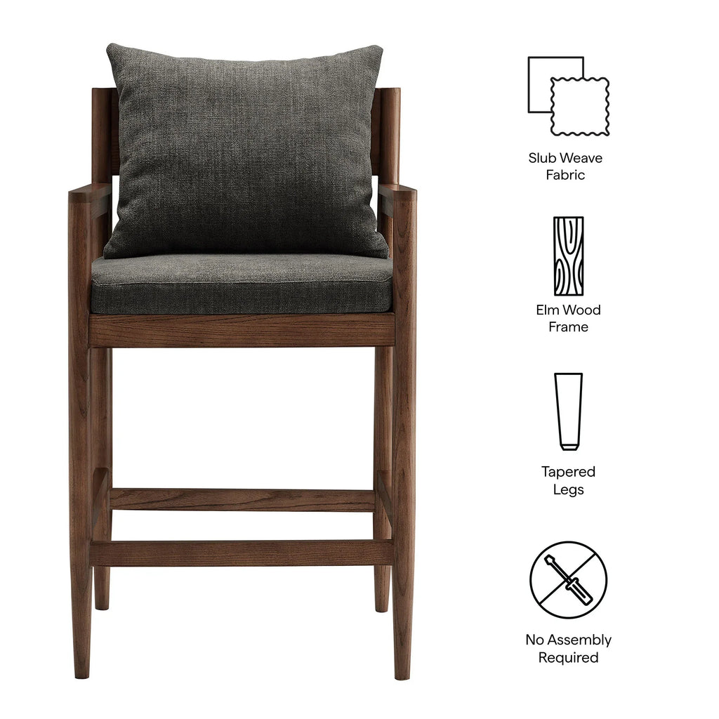 Remington Wood Counter Stool Set of 2