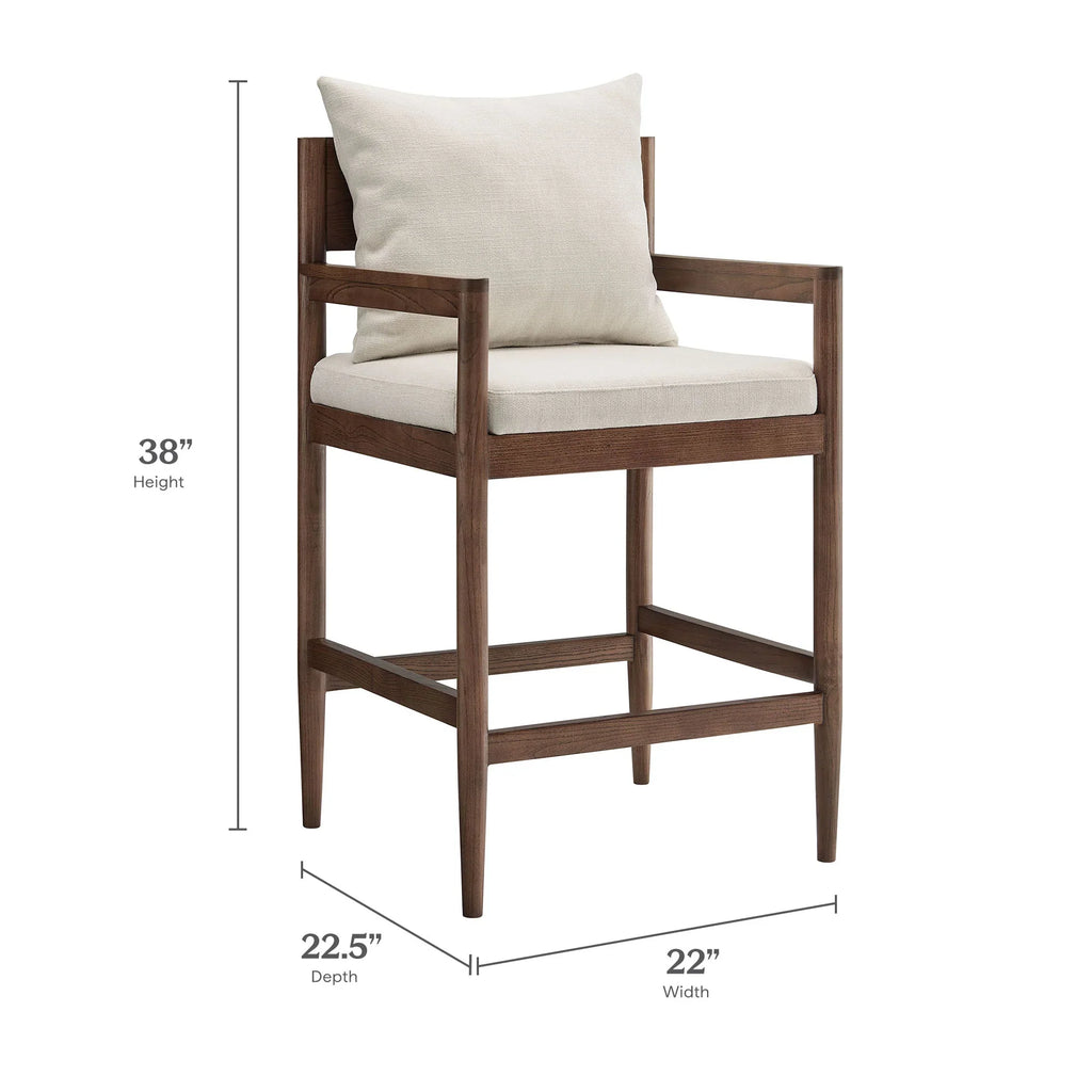 Remington Wood Counter Stool Set of 2