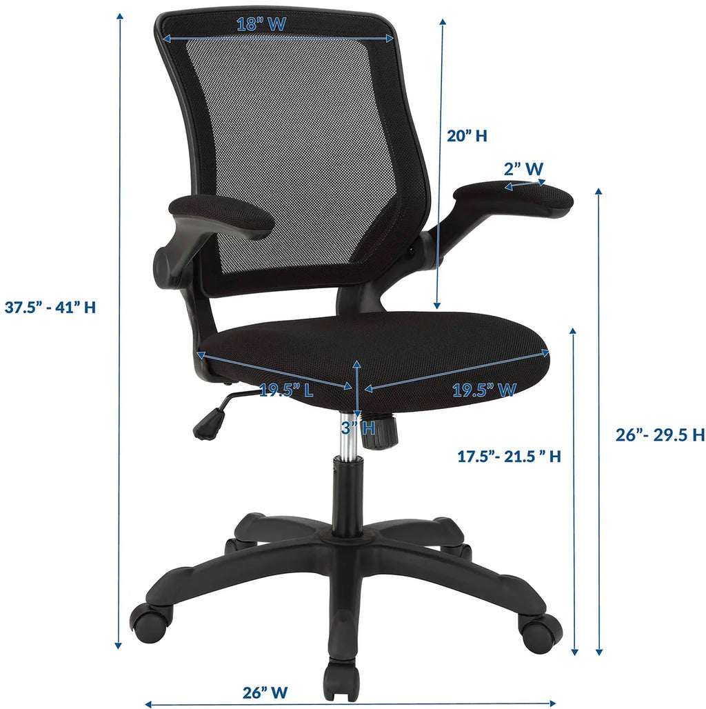 Veer Mesh Office Chair in Black
