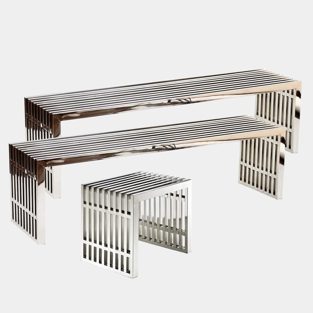 Gridiron Benches Set of 3
