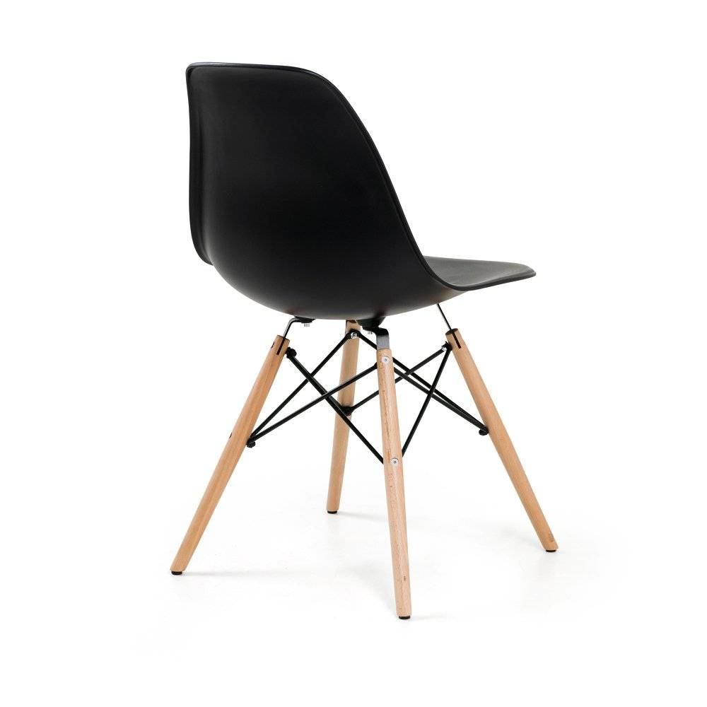 Eames Eiffel Molded Plastic Chair (Natural Base)
