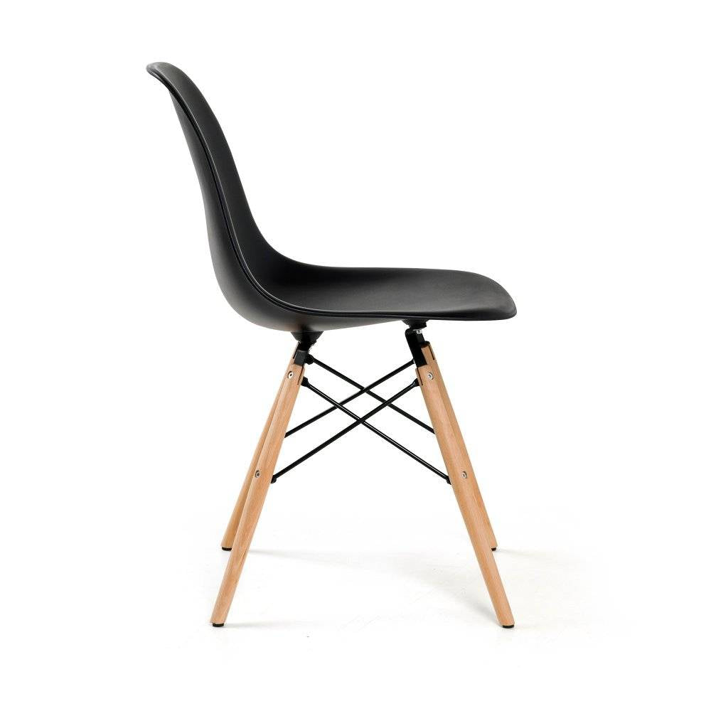 Eames Eiffel Molded Plastic Chair (Natural Base)