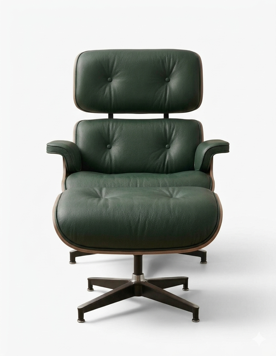 Eames Lounge Chair And Ottoman - Tall Version