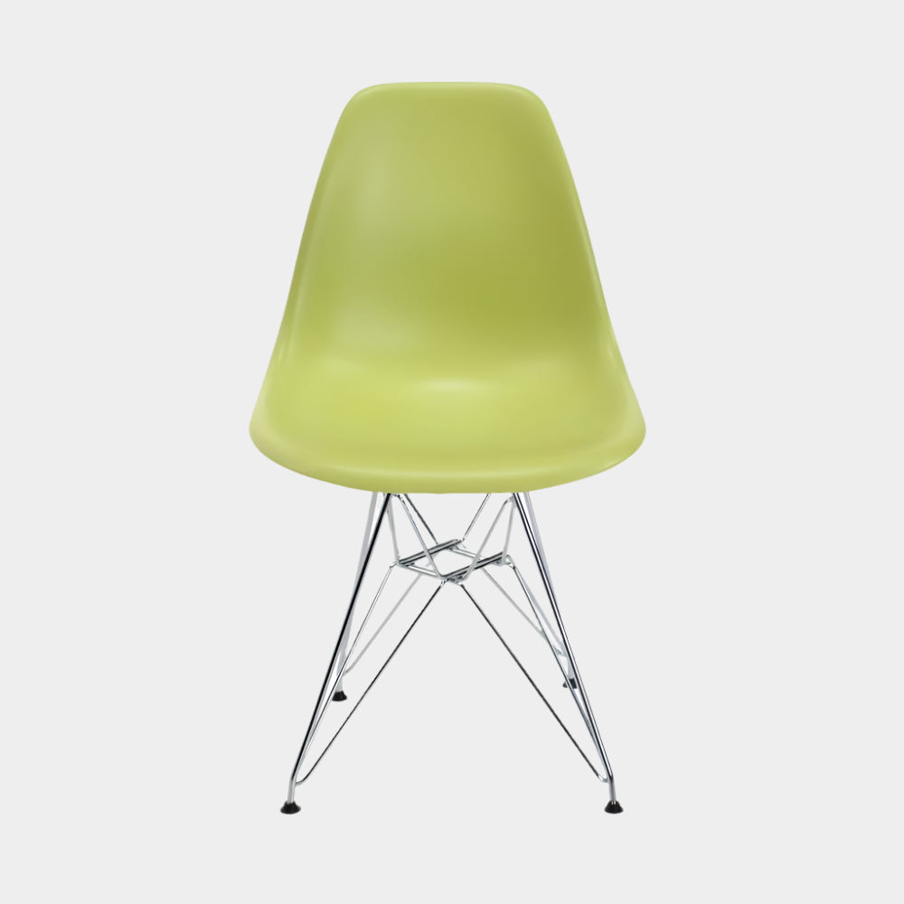 Eames Eiffel Molded Plastic Kids Chair - Chrome legs