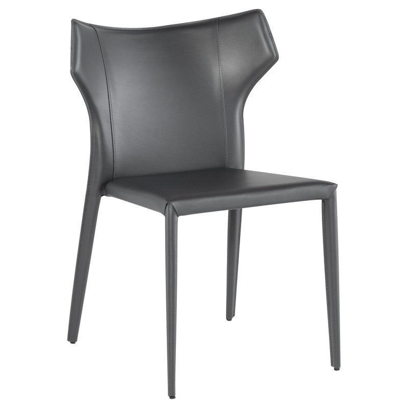Wayne Dining Chair (Leather Legs)