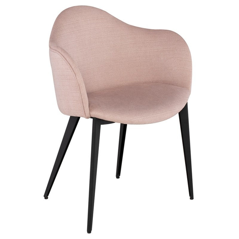 Nora Dining Chair (Matte Black Steel Legs)