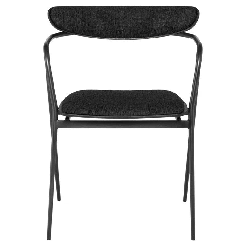 Gianni Dining Chair (Black Steel Frame)
