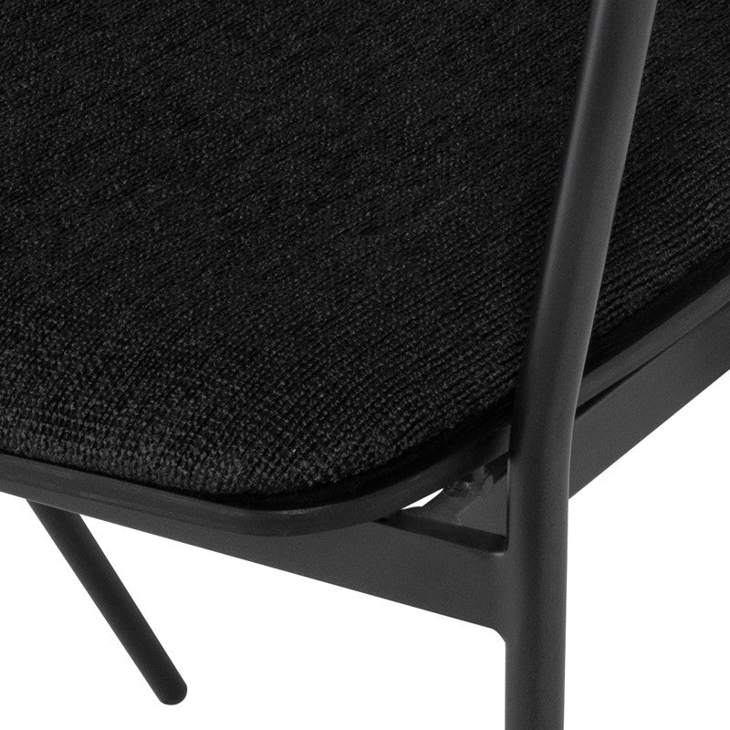 Gianni Dining Chair (Black Steel Frame)