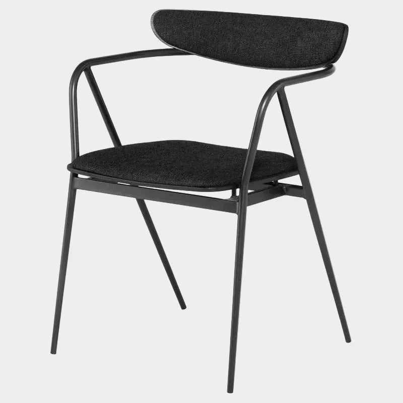 Gianni Dining Chair (Black Steel Frame)