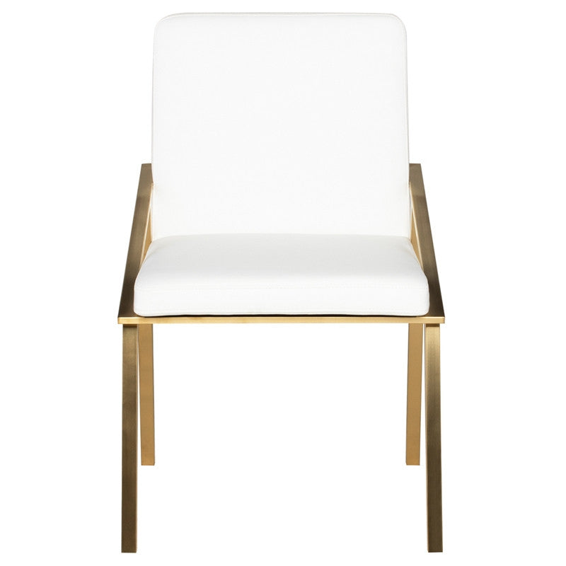 Nika Dining Chair (Brushed Gold Frame)