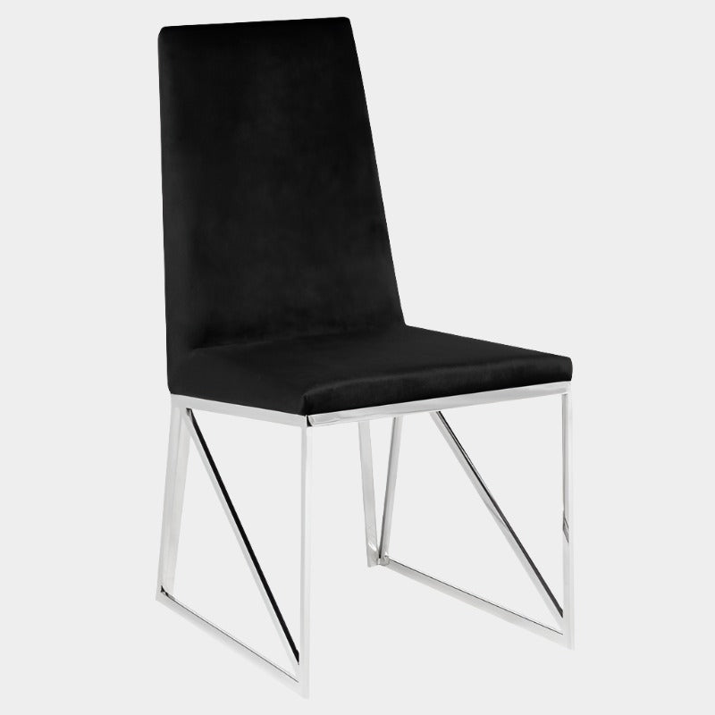 Caprice Dining Chair - Polished Stainless