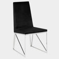 Caprice Dining Chair - Polished Stainless