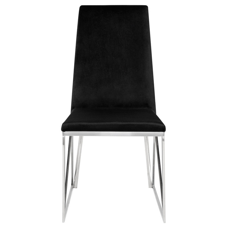 Caprice Dining Chair - Polished Stainless