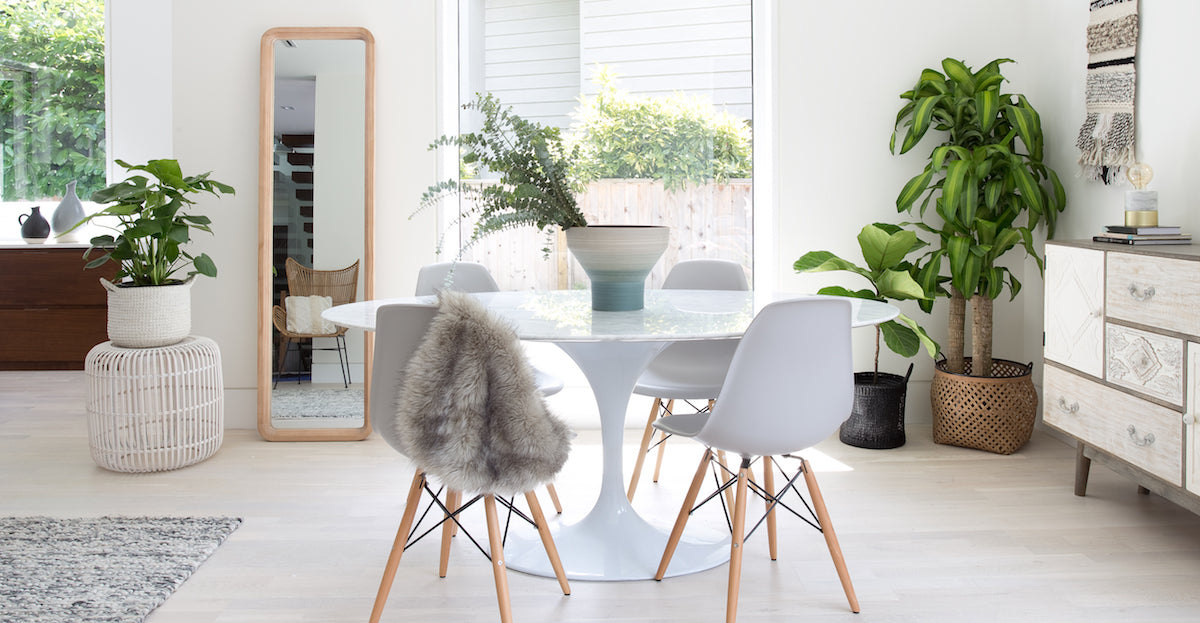 Eames Eiffel Molded Plastic Chair (Natural Base)