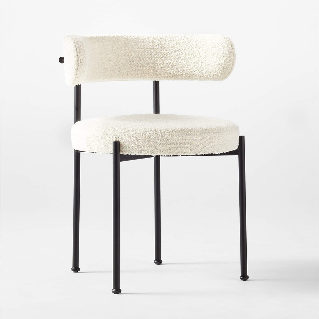 Libera Inesse Boucle Dining Chair