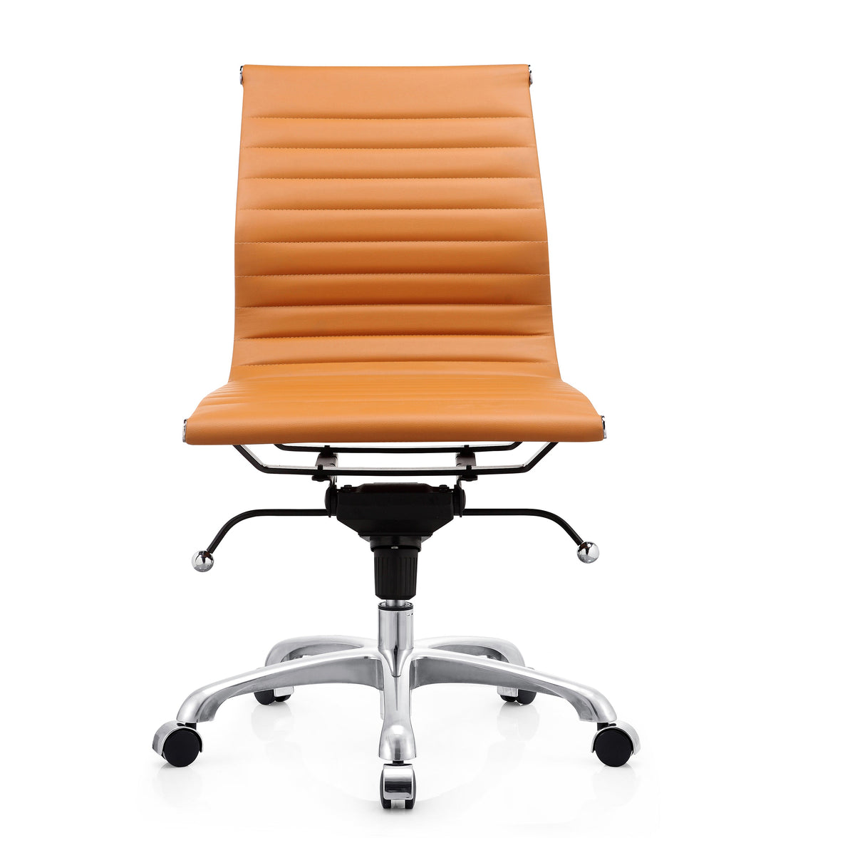 Eames Aluminum Group Management Armless Chair - Low Back