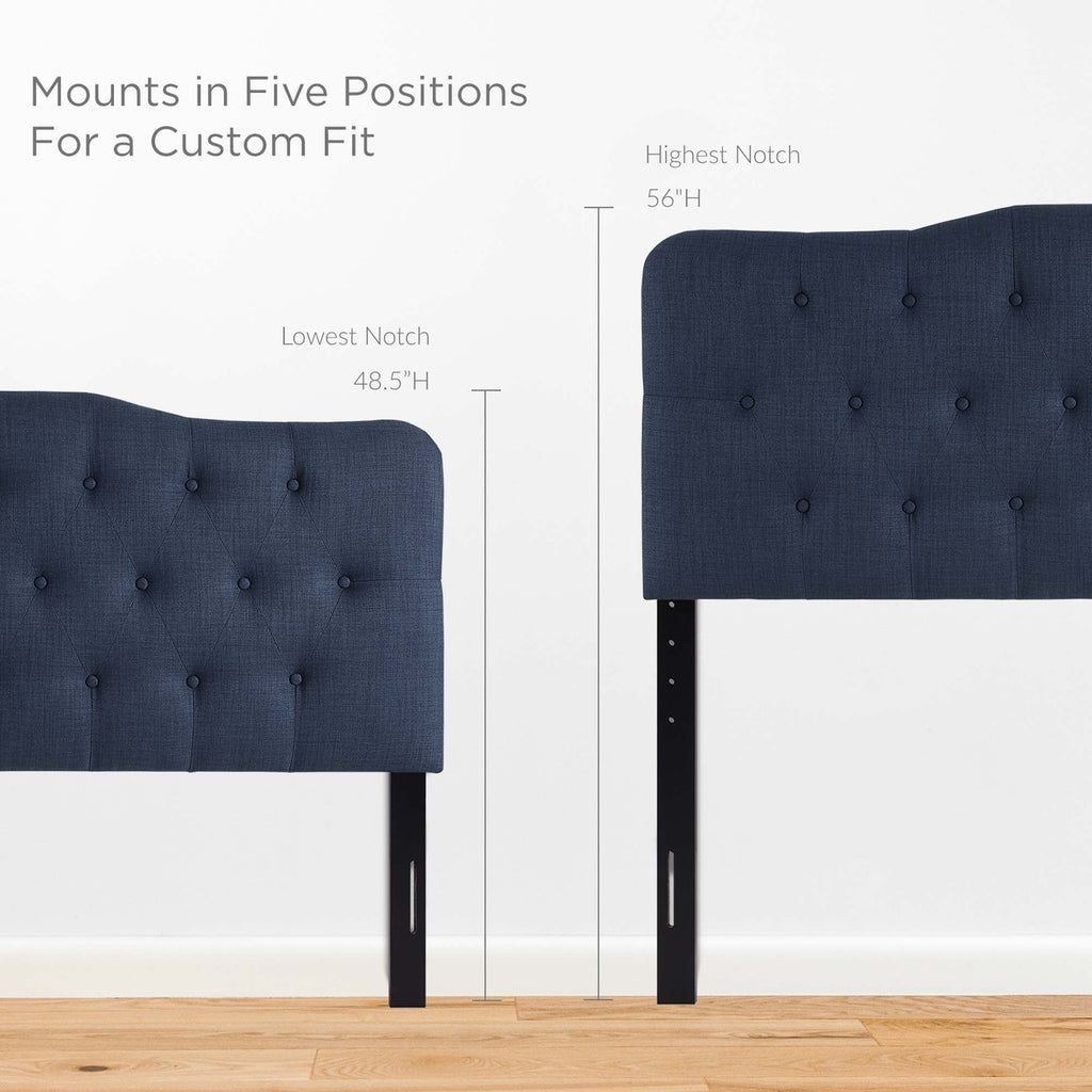 Annabel Upholstered Fabric Headboard
