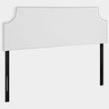 Laura Upholstered Vinyl Headboard in White