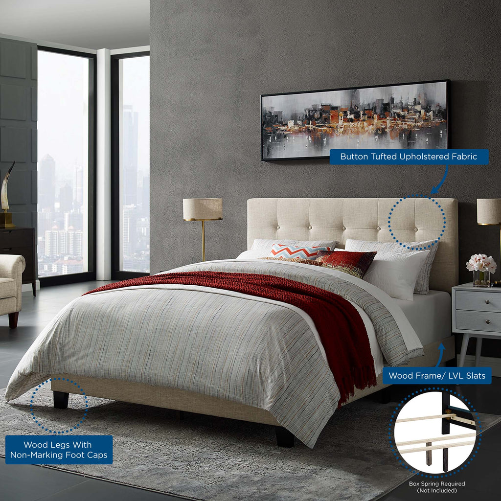 Amira Upholstered Fabric Bed