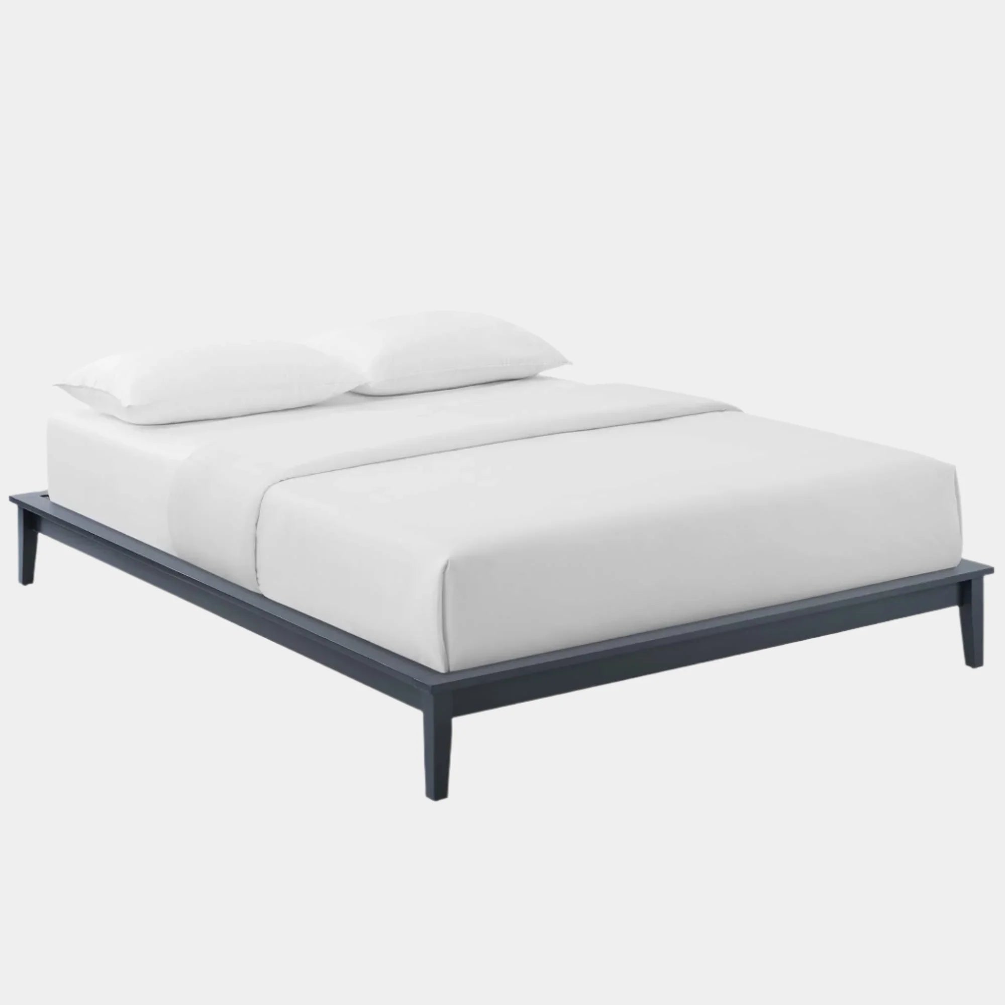 Lodge Wood Platform Bed Frame
