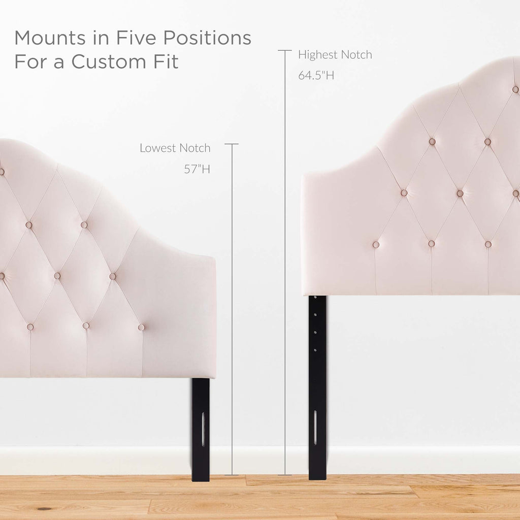 Sovereign Diamond Tufted Performance Velvet Headboard