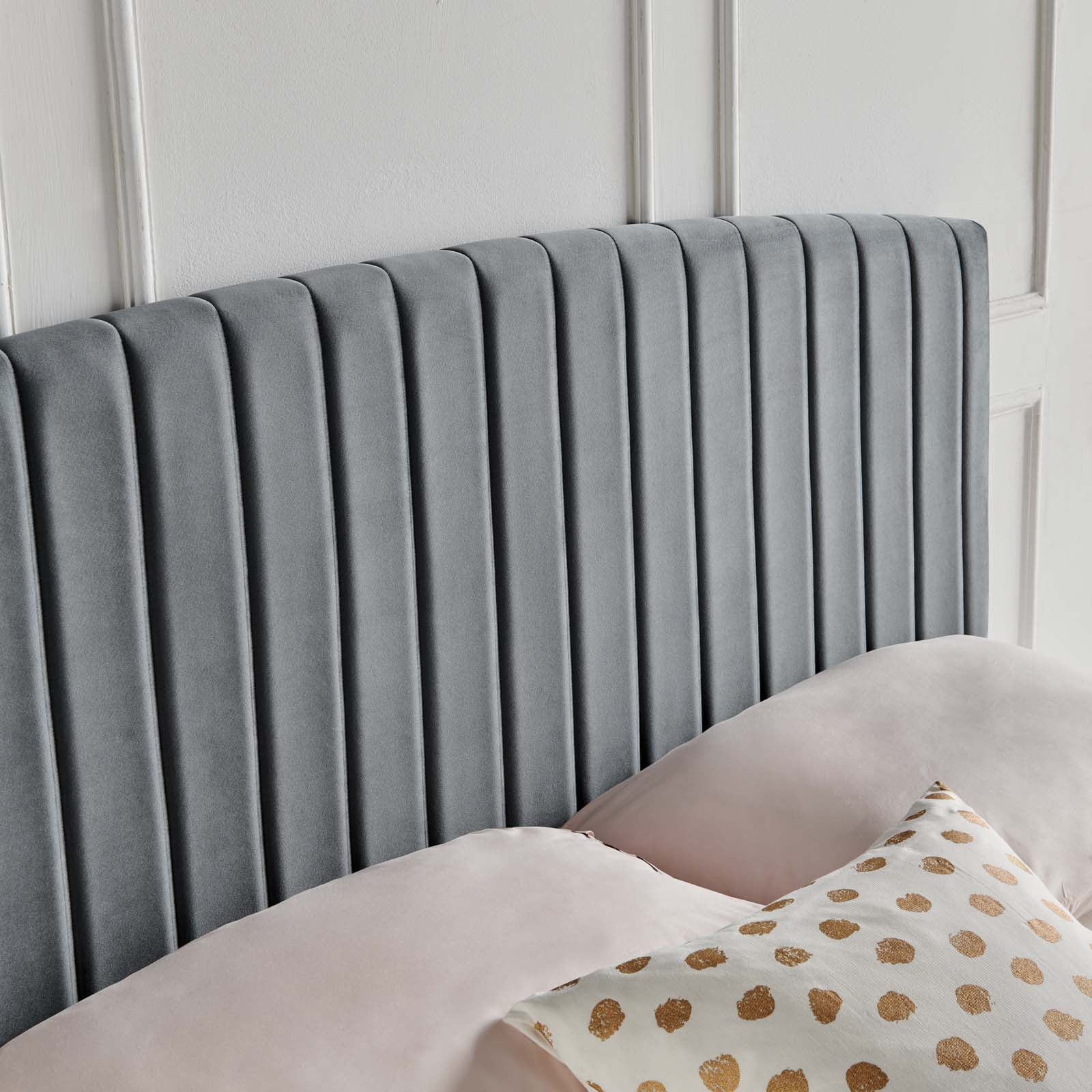 Rebecca Performance Velvet  Headboard