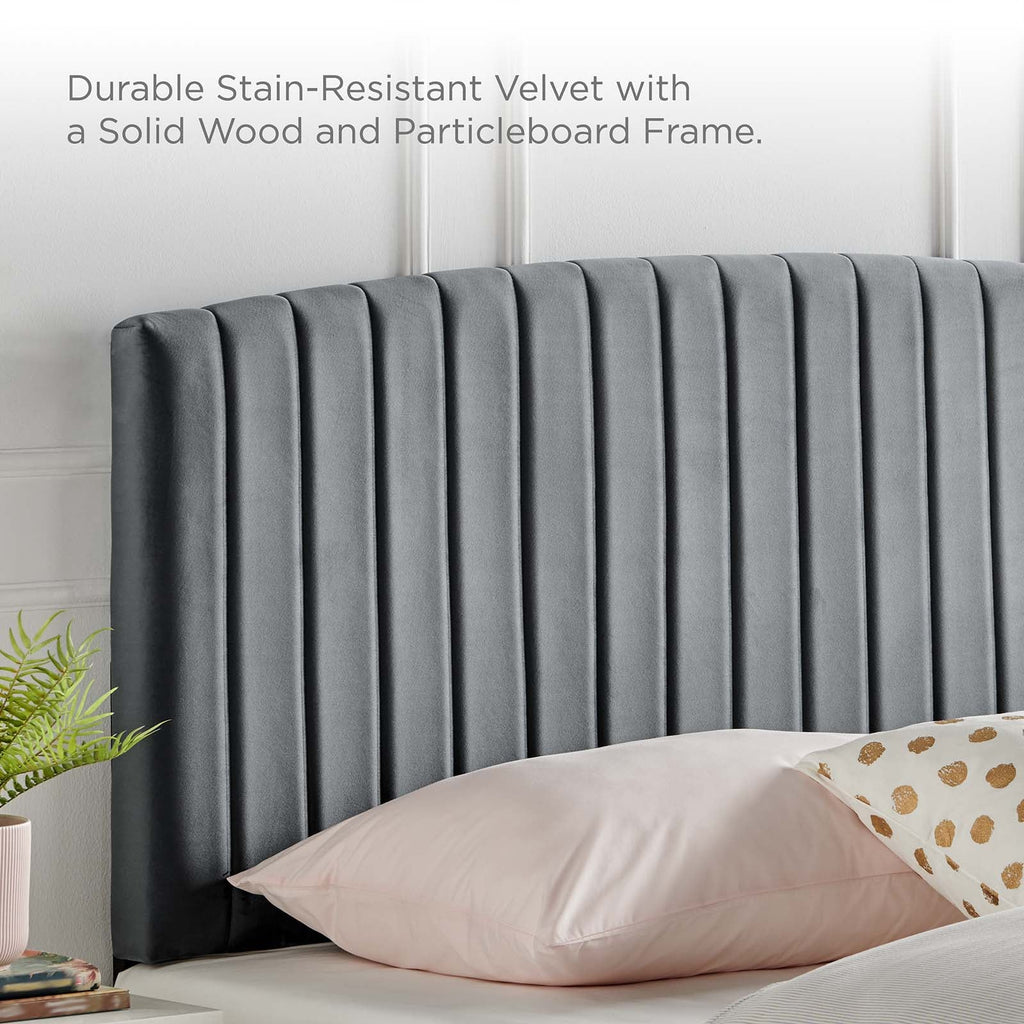 Rebecca Performance Velvet  Headboard