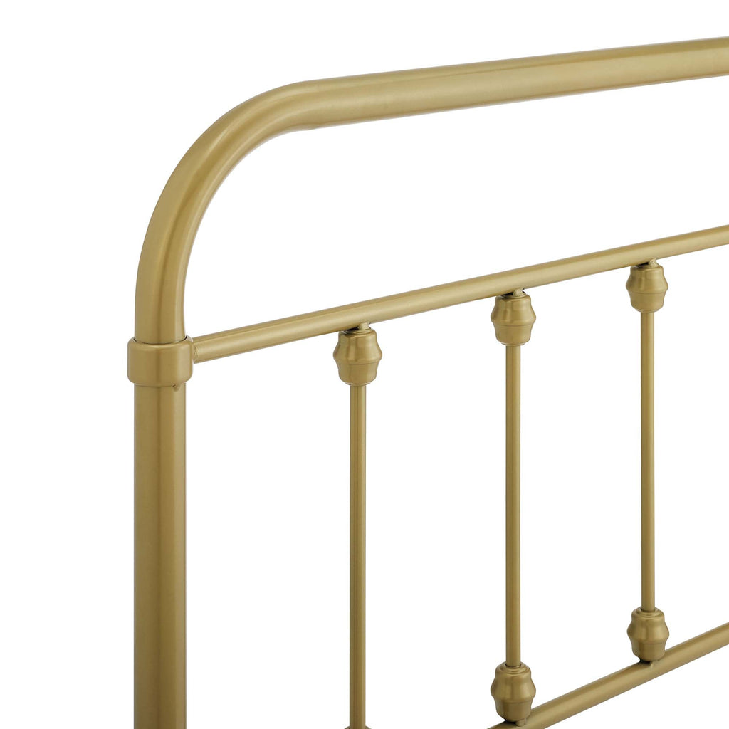 Sage Metal Headboard
