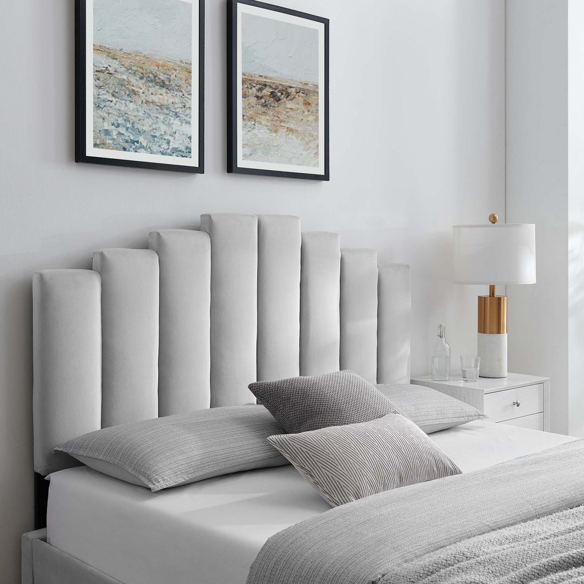 Noelle Performance Velvet Headboard