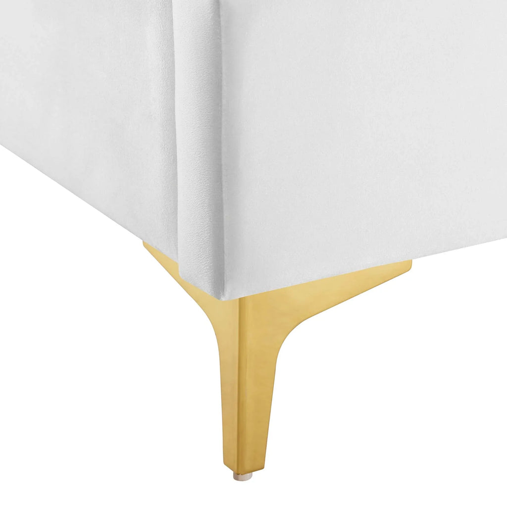 Olivia Performance Velvet Platform Bed