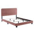 Celine Channel Tufted Performance Velvet Bed