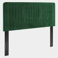 Milenna Channel Tufted Performance Velvet Headboard