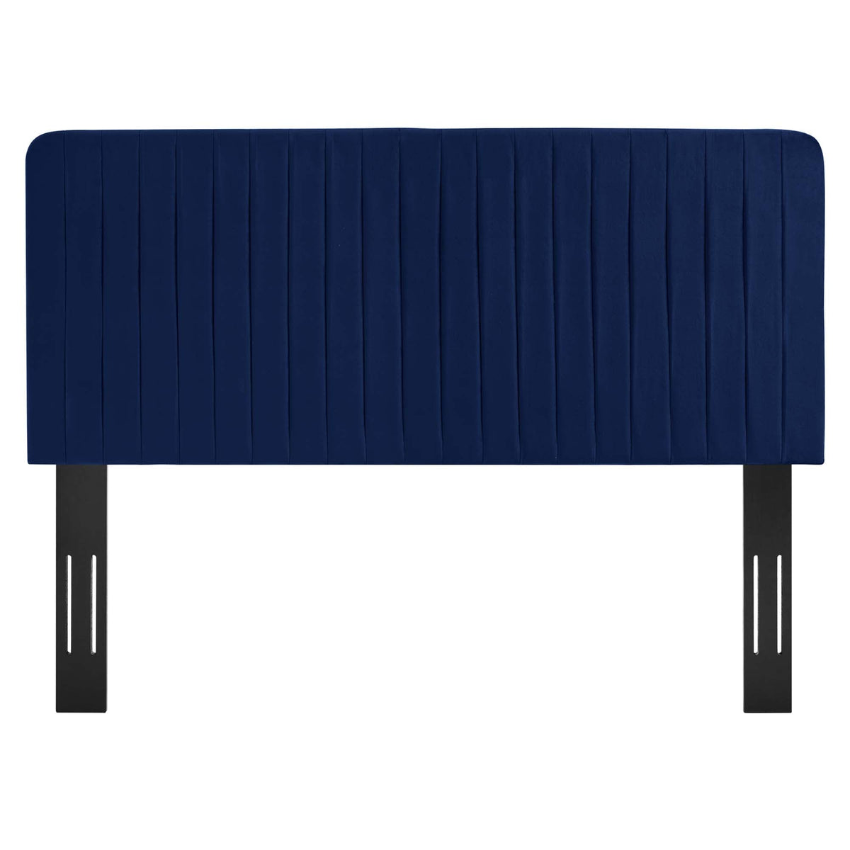 Milenna Channel Tufted Performance Velvet Headboard