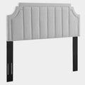 Alyona Channel Tufted Performance Velvet Headboard