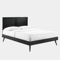 Marlee Wood Platform Bed With Splayed Legs