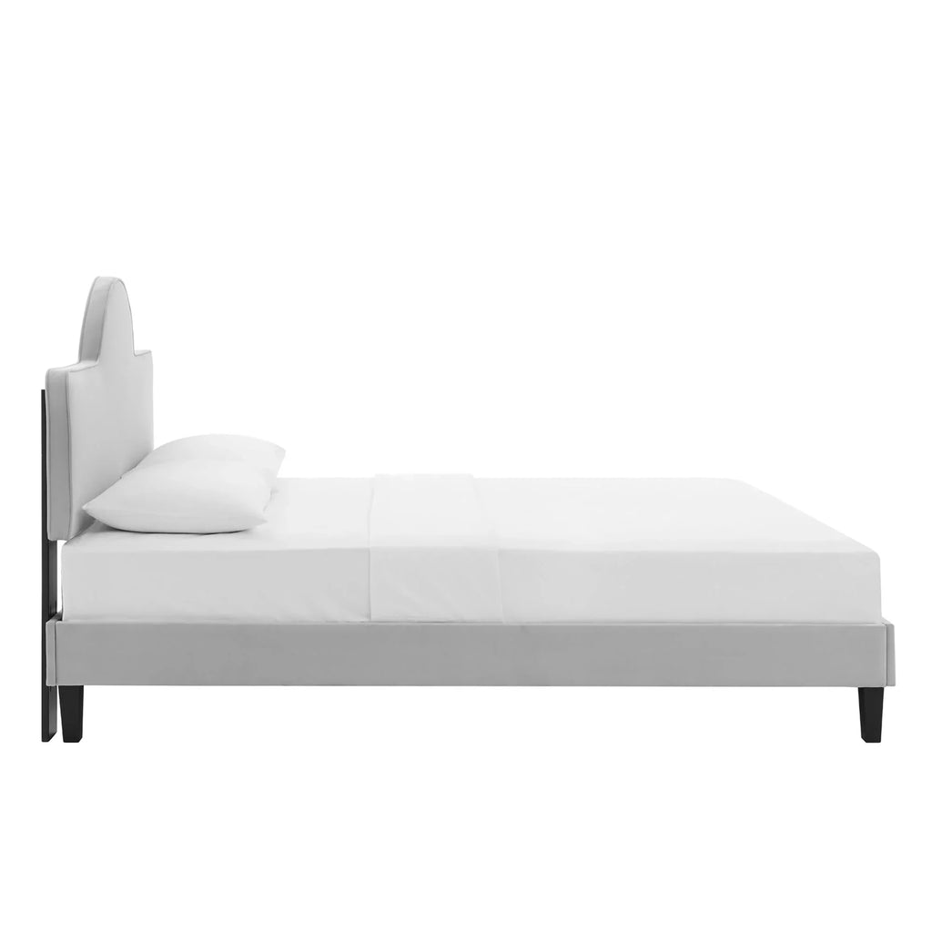 Soleil Performance Velvet Bed