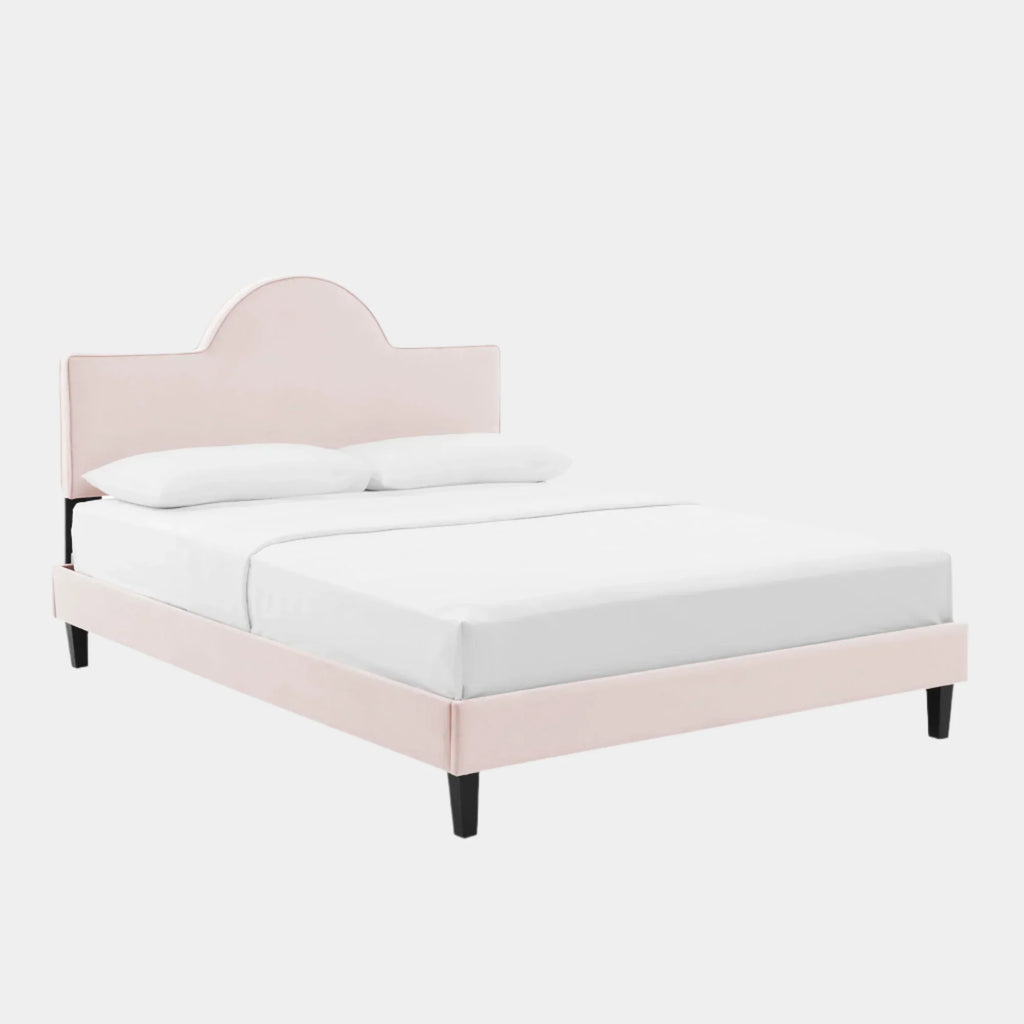 Soleil Performance Velvet Bed