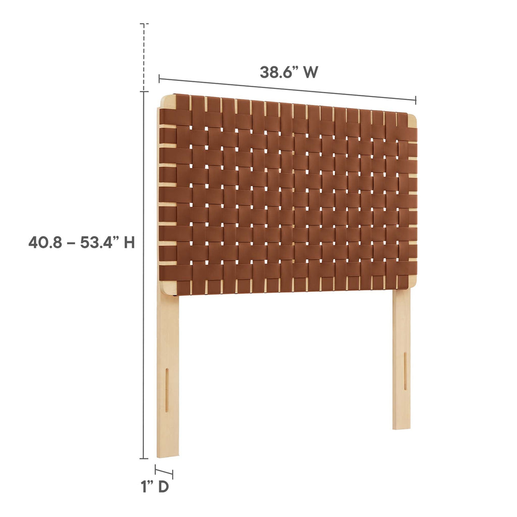 Sparta Weave Vegan Leather Headboard