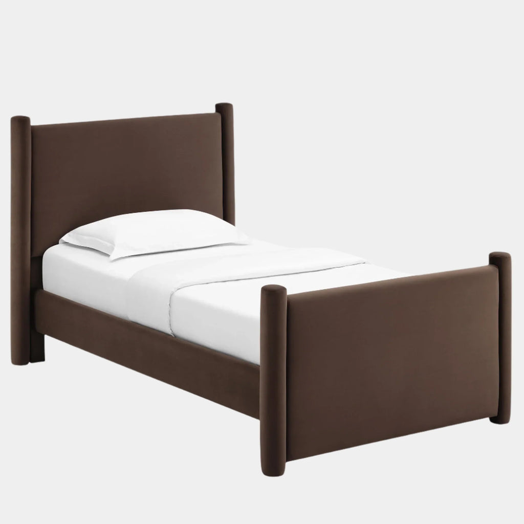 Rael Performance Velvet Platform Bed