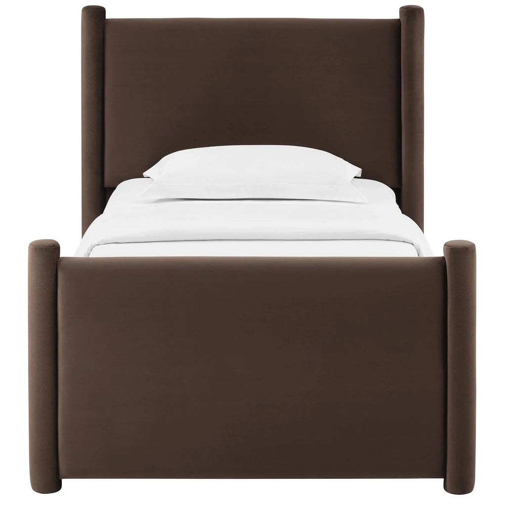 Rael Performance Velvet Platform Bed