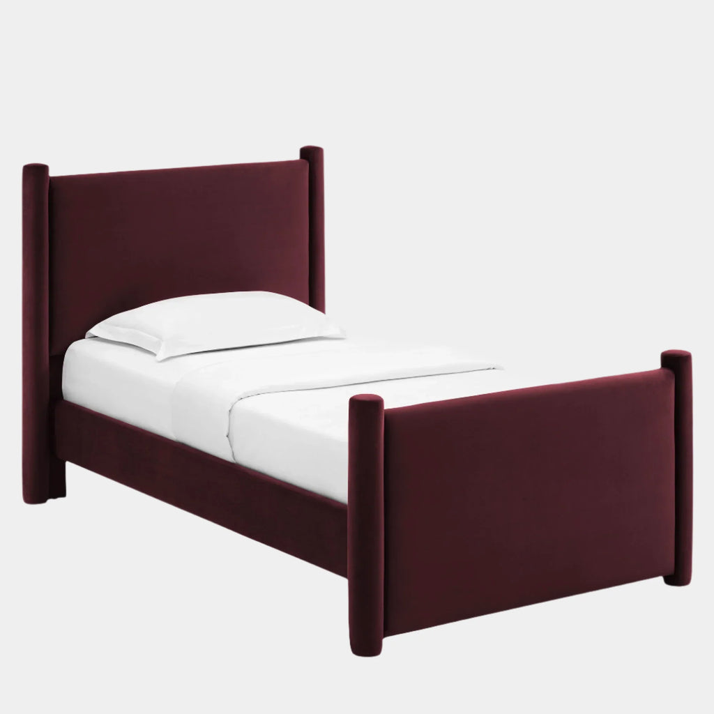 Rael Performance Velvet Platform Bed