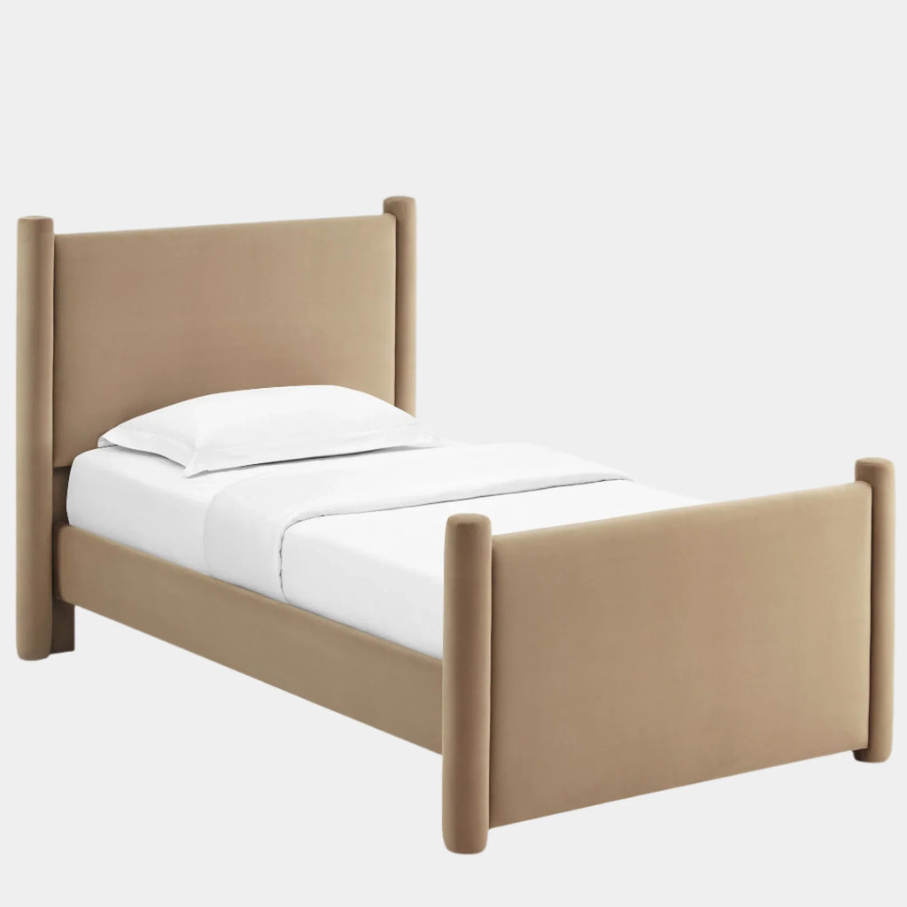 Rael Performance Velvet Platform Bed