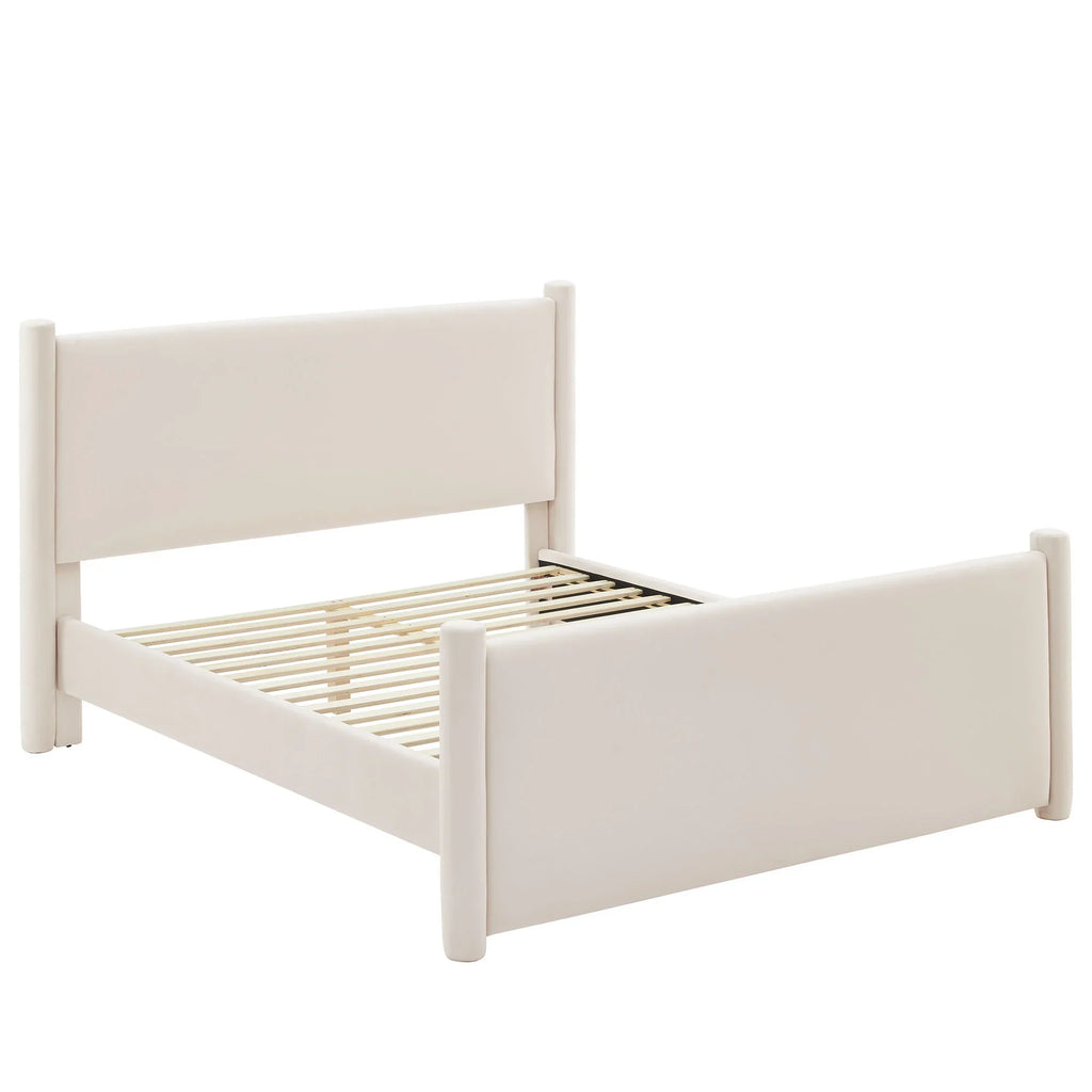 Rael Performance Velvet Platform Bed