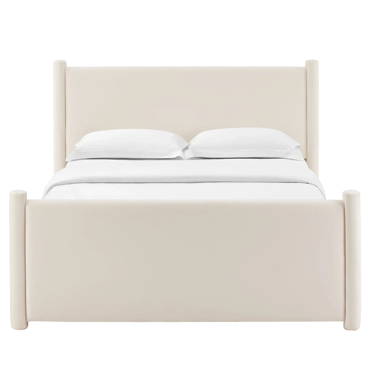 Rael Performance Velvet Platform Bed