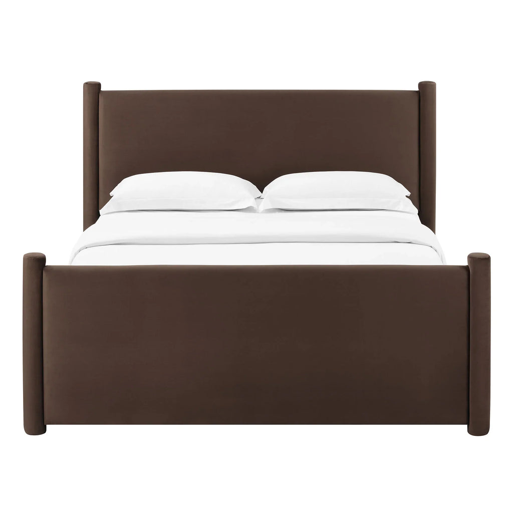Rael Performance Velvet Platform Bed