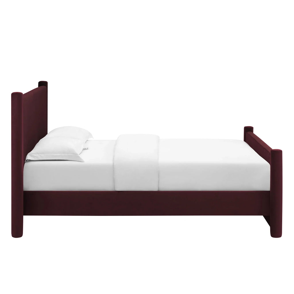 Rael Performance Velvet Platform Bed