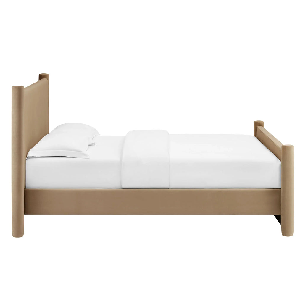 Rael Performance Velvet Platform Bed
