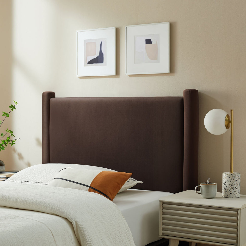 Rael Performance Velvet  Headboard