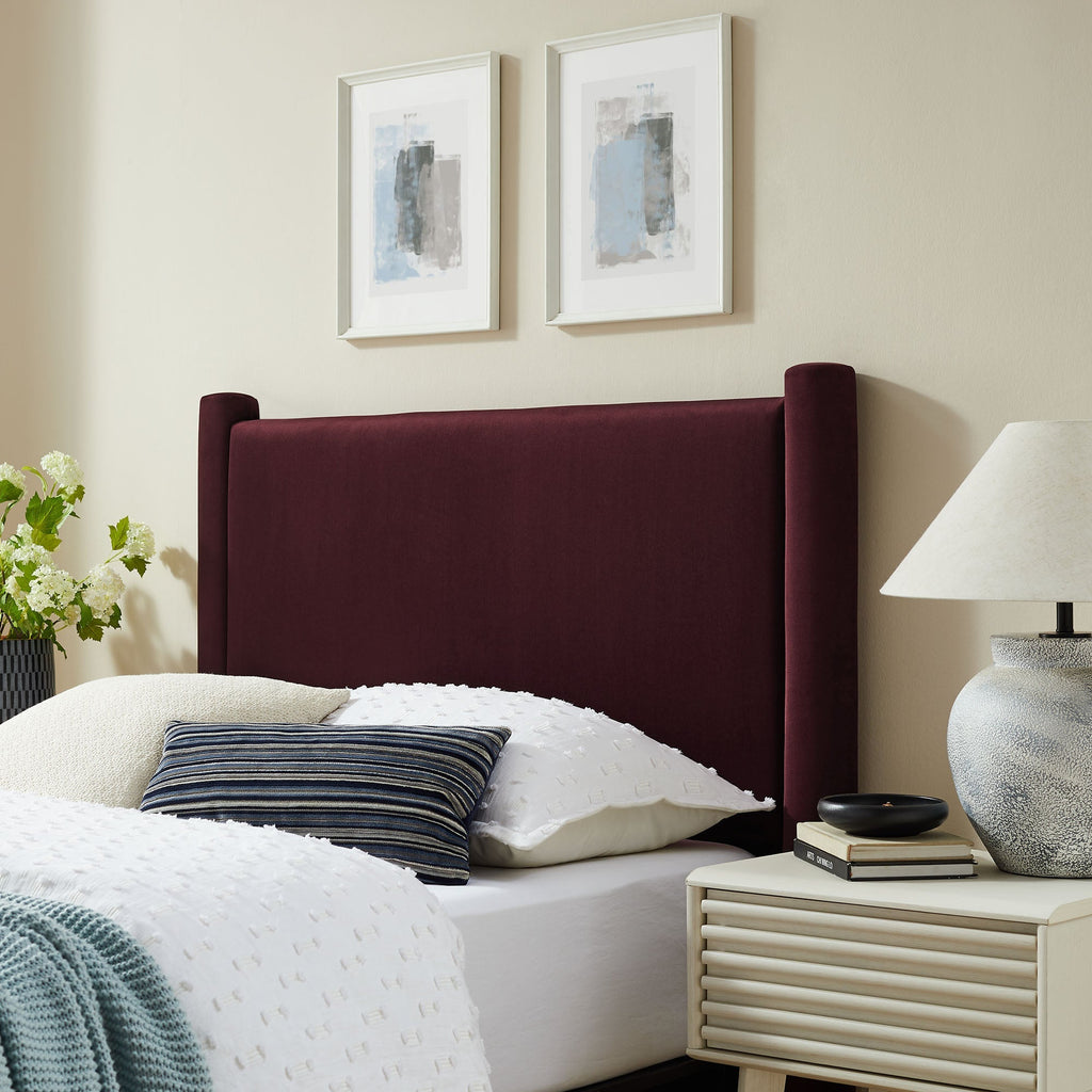 Rael Performance Velvet  Headboard